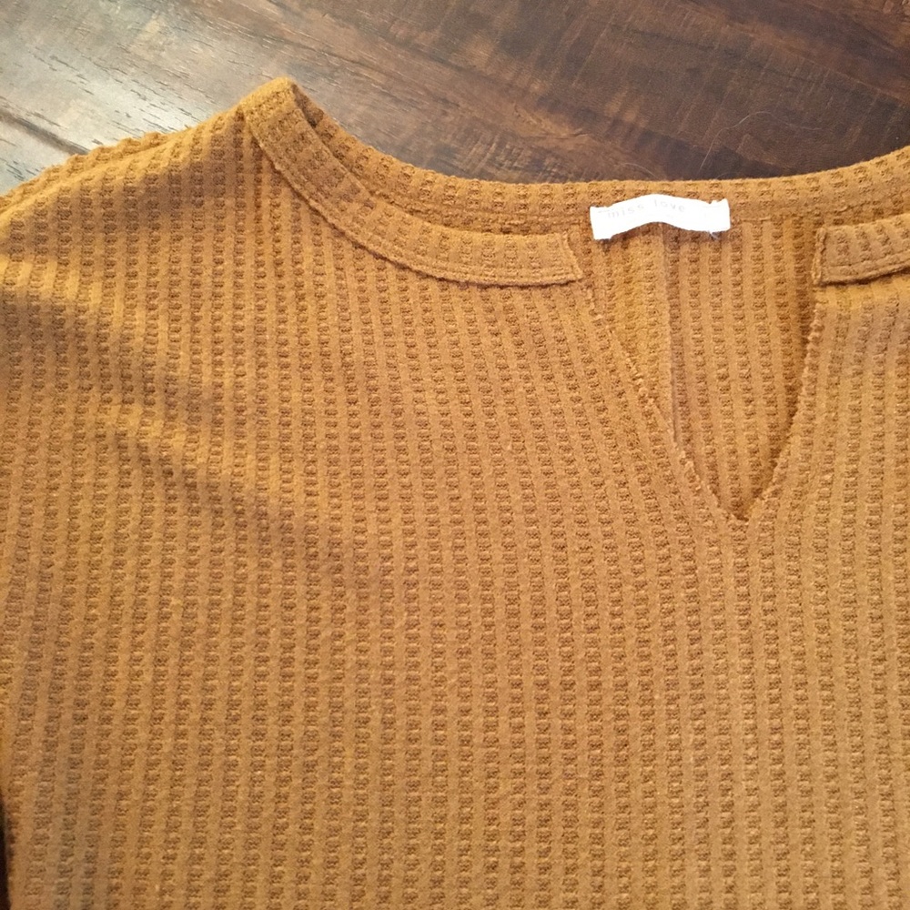🌈 Waffle knit blouse - never worn - Picture 2 of 2